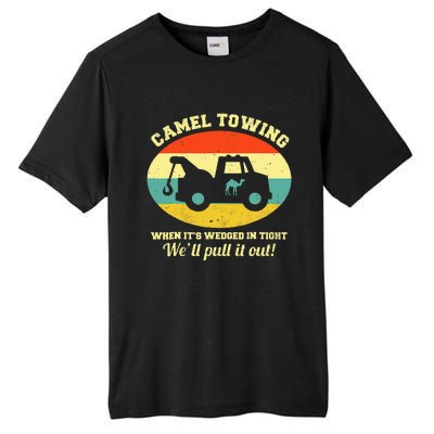 Camel Towing Retro Adult Humor Saying Funny Halloween Tall Fusion ChromaSoft Performance T-Shirt