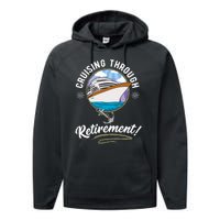 Cruising Through Retirement Cruise Performance Fleece Hoodie