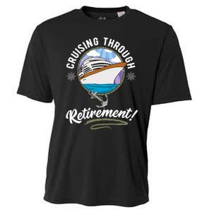 Cruising Through Retirement Cruise Cooling Performance Crew T-Shirt