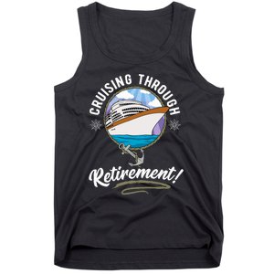 Cruising Through Retirement Cruise Tank Top