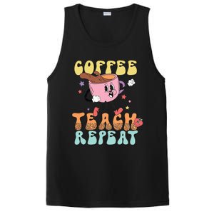 Coffee Teach Repeat Great Gift PosiCharge Competitor Tank