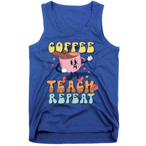 Coffee Teach Repeat Great Gift Tank Top