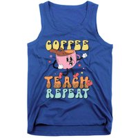 Coffee Teach Repeat Great Gift Tank Top