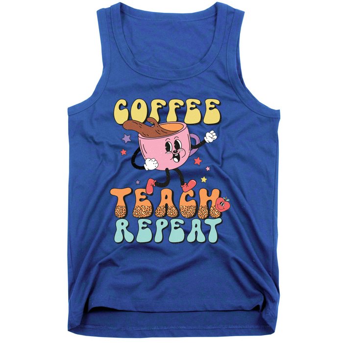 Coffee Teach Repeat Great Gift Tank Top