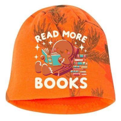 Christmas Teacher Read More Books Funny Women Kati - Camo Knit Beanie