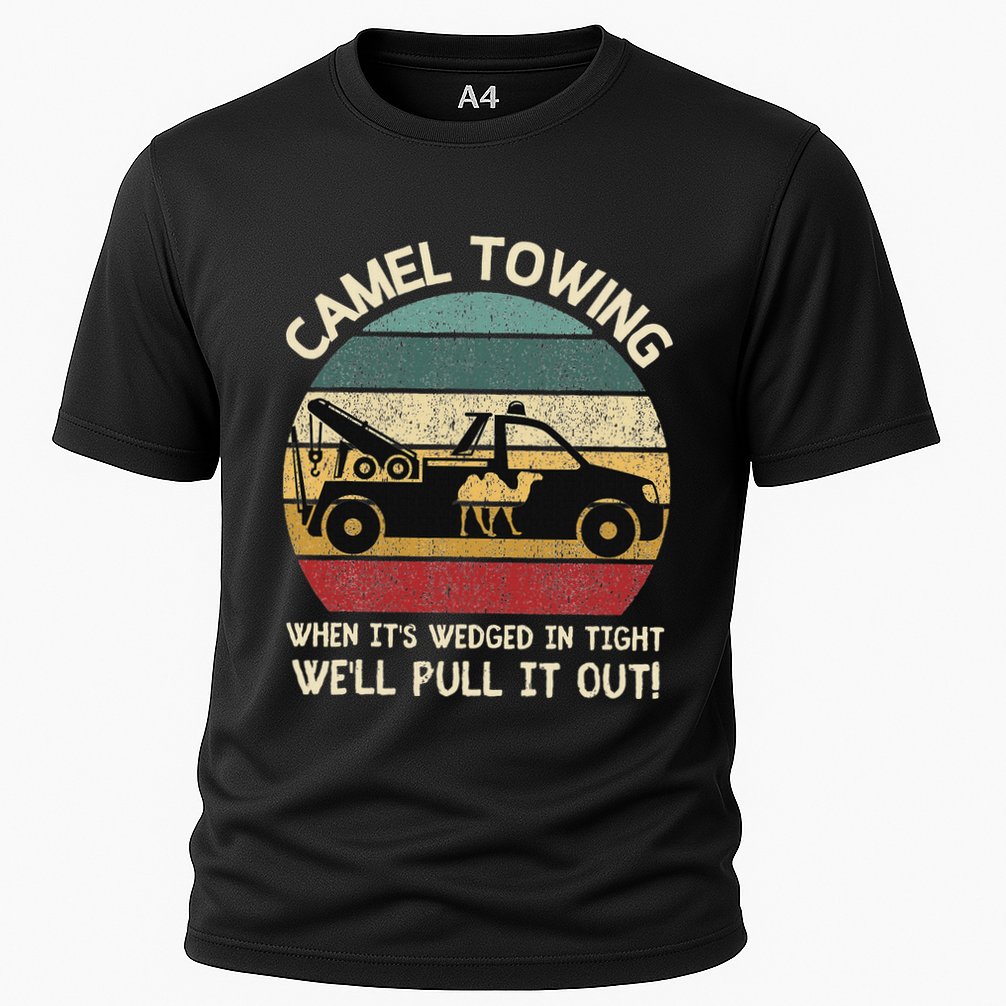 Camel Towing Retro Adult Humor Saying Funny Halloween Gifts Performance Shirt