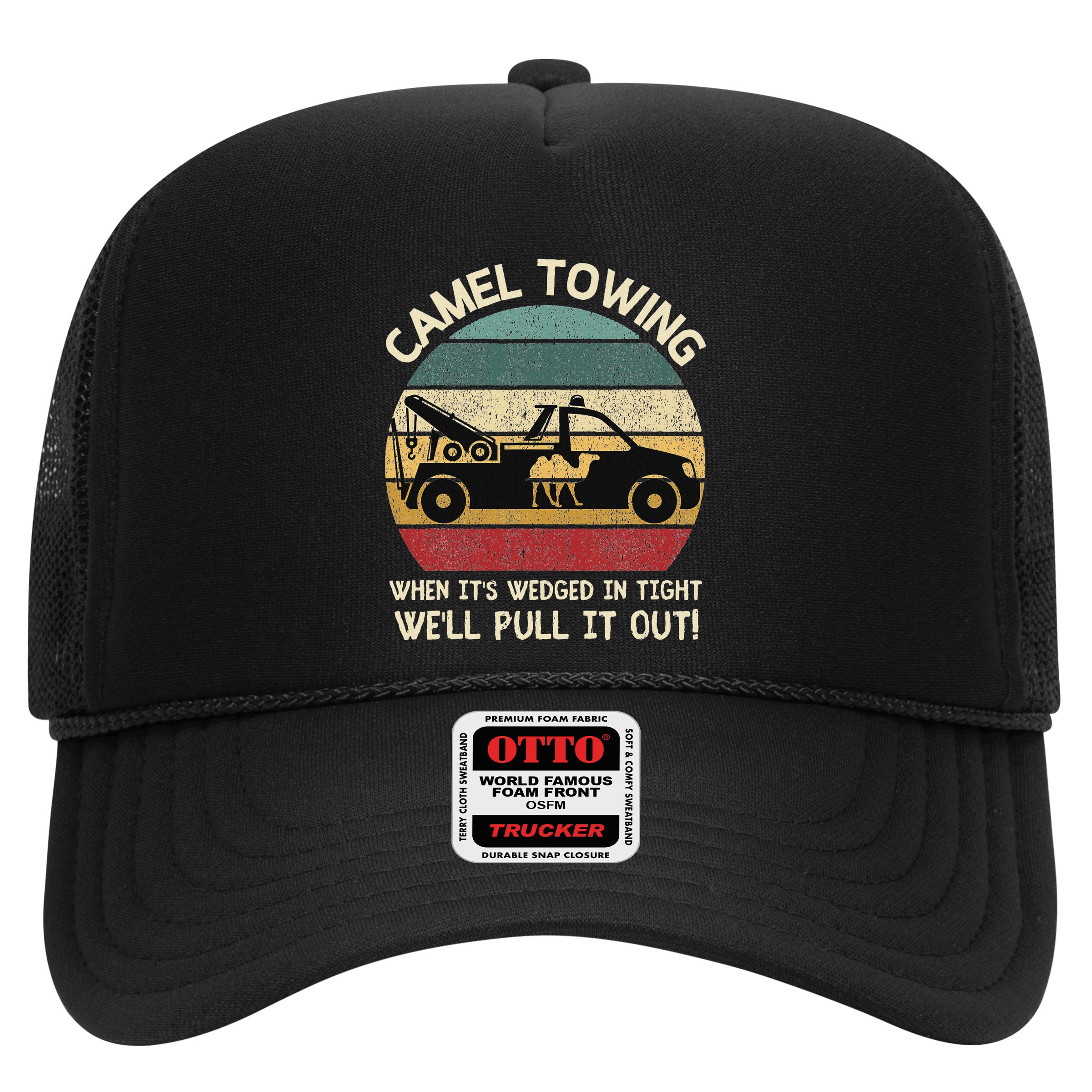 Camel Towing Retro Adult Humor Saying Funny Halloween Gifts Hat