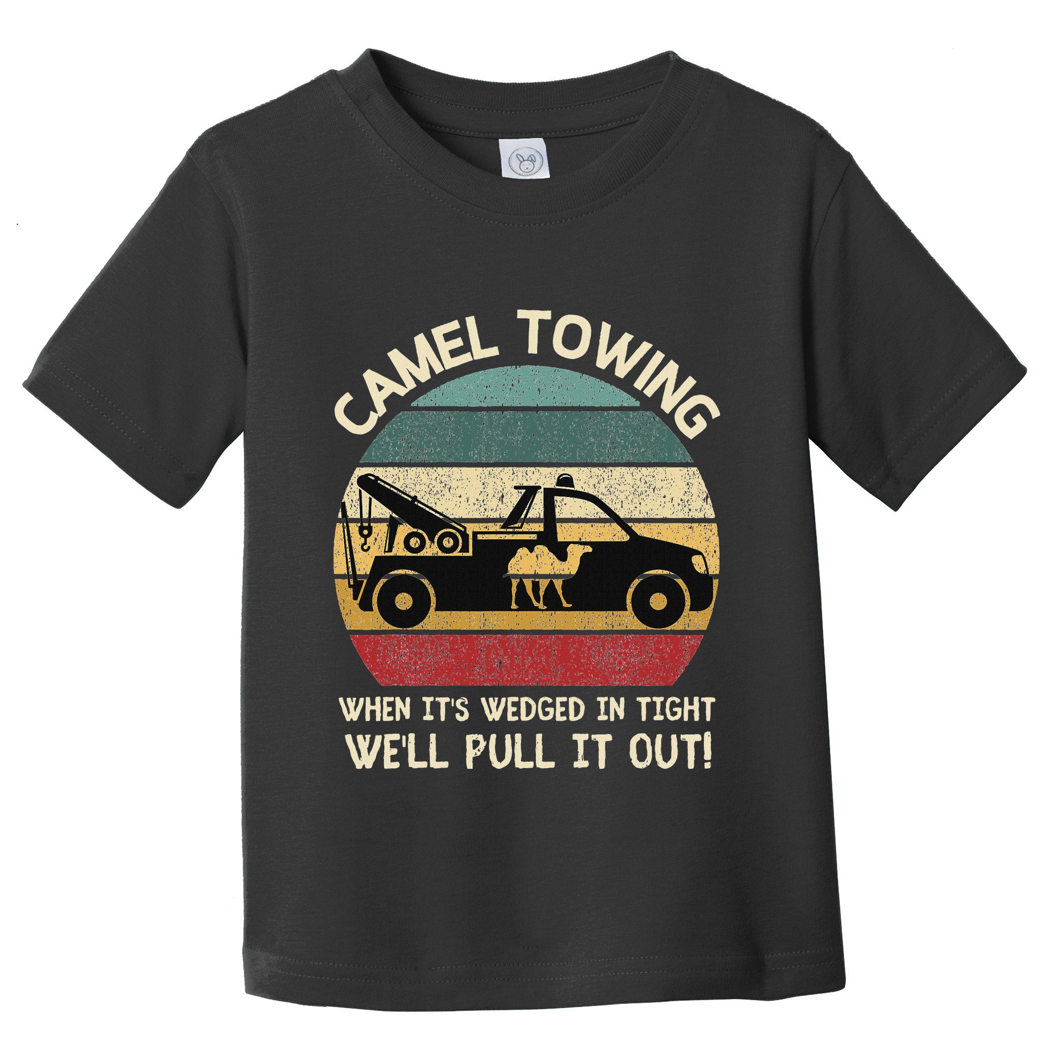 Camel Towing Retro Adult Humor Saying Funny Halloween Gifts Toddler T-Shirt