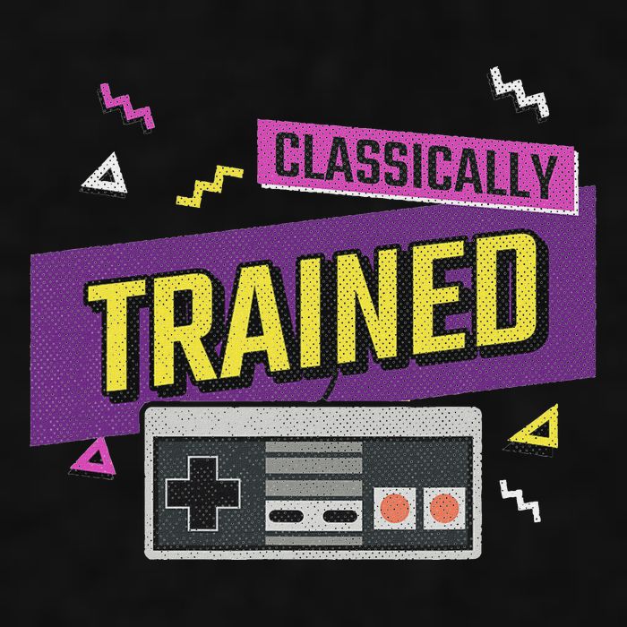 Classically Trained Retro Video Game 80s Ladies PosiCharge Tri-Blend Wicking Tank