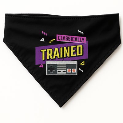 Classically Trained Retro Video Game 80s USA-Made Doggie Bandana