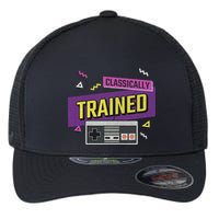 Classically Trained Retro Video Game 80s Flexfit Unipanel Trucker Cap