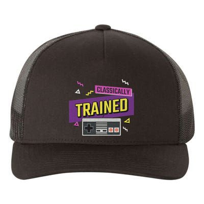 Classically Trained Retro Video Game 80s Yupoong Adult 5-Panel Trucker Hat