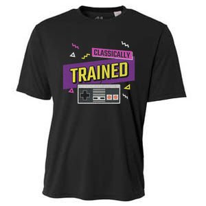 Classically Trained Retro Video Game 80s Cooling Performance Crew T-Shirt