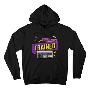 Classically Trained Retro Video Game 80s Hoodie