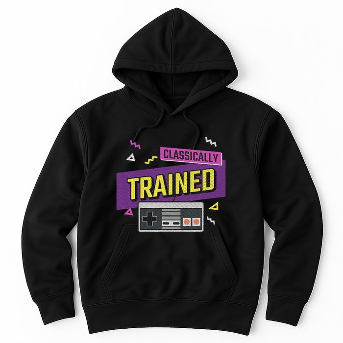 Classically Trained Retro Video Game 80s Hoodie