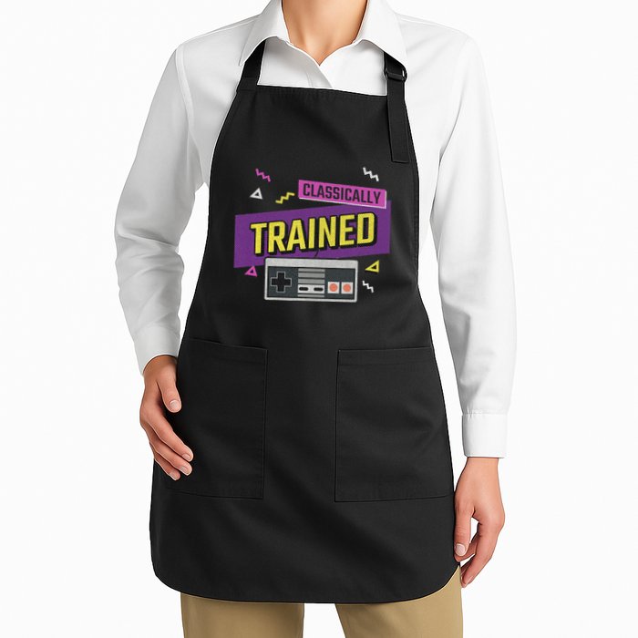Classically Trained Retro Video Game 80s Apron