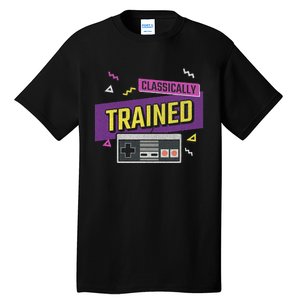 Classically Trained Retro Video Game 80s Tall T-Shirt