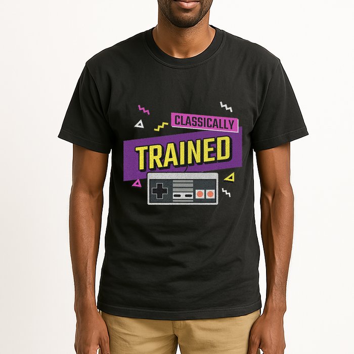 Classically Trained Retro Video Game 80s Tall T-Shirt