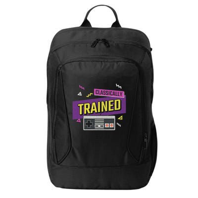 Classically Trained Retro Video Game 80s City Backpack