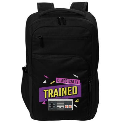 Classically Trained Retro Video Game 80s Impact Tech Backpack