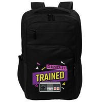 Classically Trained Retro Video Game 80s Impact Tech Backpack