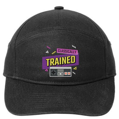 Classically Trained Retro Video Game 80s 7-Panel Snapback Hat