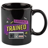 Classically Trained Retro Video Game 80s 11oz C Handle Ceramic Mug