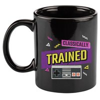 Classically Trained Retro Video Game 80s 11oz C Handle Ceramic Mug