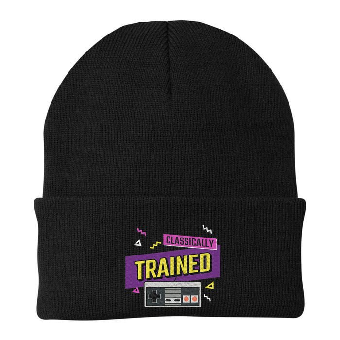 Classically Trained Retro Video Game 80s Knit Cap Winter Beanie