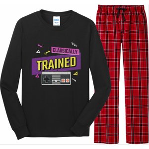 Classically Trained Retro Video Game 80s Long Sleeve Pajama Set