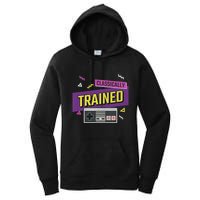 Classically Trained Retro Video Game 80s Women's Pullover Hoodie
