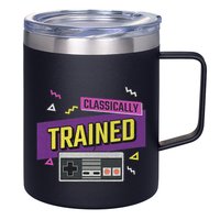 Classically Trained Retro Video Game 80s 12oz Stainless Steel Coffee Mug