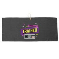 Classically Trained Retro Video Game 80s Large Microfiber Waffle Golf Towel