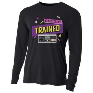 Classically Trained Retro Video Game 80s Cooling Performance Long Sleeve Crew