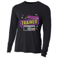 Classically Trained Retro Video Game 80s Cooling Performance Long Sleeve Crew