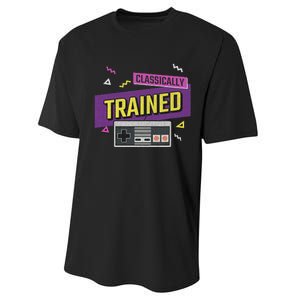 Classically Trained Retro Video Game 80s Performance Sprint T-Shirt