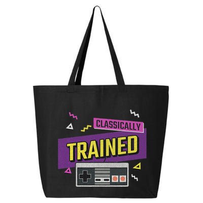 Classically Trained Retro Video Game 80s 25L Jumbo Tote