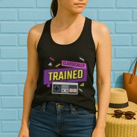 Classically Trained Retro Video Game 80s Womens Tank Top