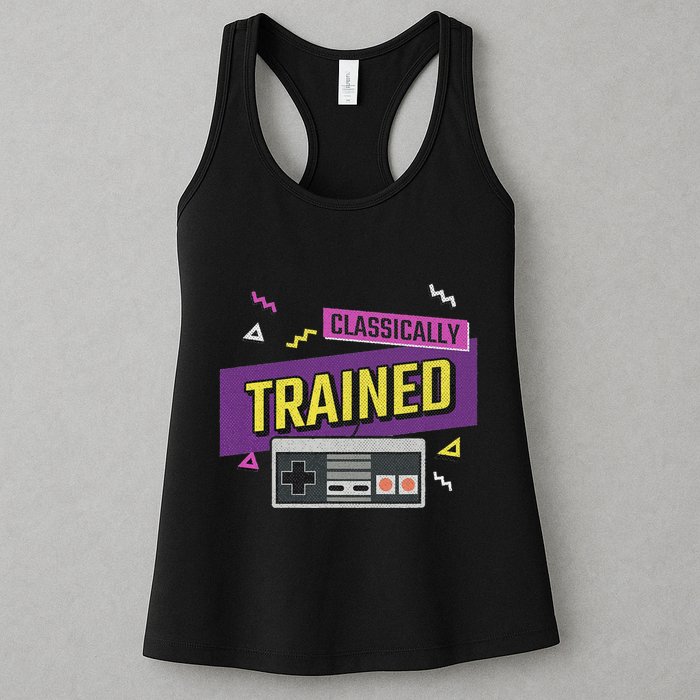 Classically Trained Retro Video Game 80s Womens Tank Top