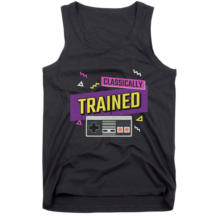 Classically Trained Retro Video Game 80s Tank Top