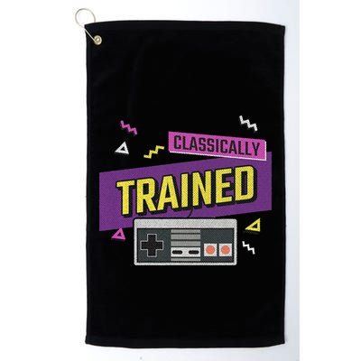 Classically Trained Retro Video Game 80s Golf Towel