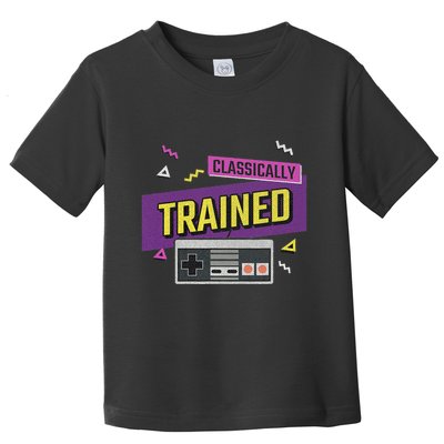Classically Trained Retro Video Game 80s Toddler T-Shirt