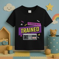 Classically Trained Retro Video Game 80s Toddler T-Shirt