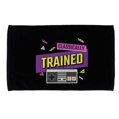 Classically Trained Retro Video Game 80s Microfiber Hand Towel