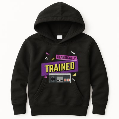 Classically Trained Retro Video Game 80s Kids Hoodie