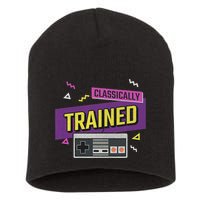 Classically Trained Retro Video Game 80s Short Acrylic Beanie