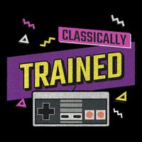 Classically Trained Retro Video Game 80s Kids T-Shirt