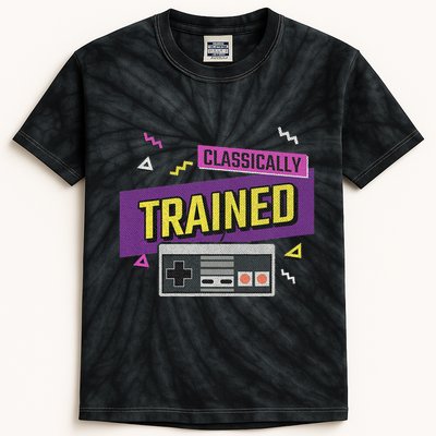 Classically Trained Retro Video Game 80s Kids Tie-Dye T-Shirt