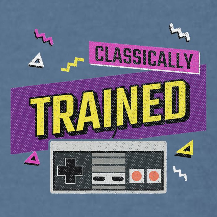 Classically Trained Retro Video Game 80s Garment-Dyed Sweatshirt
