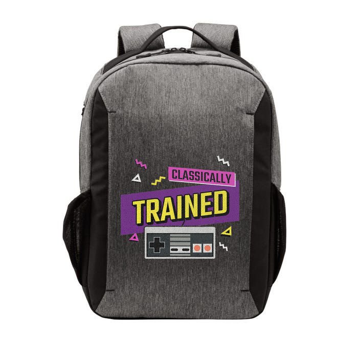 Classically Trained Retro Video Game 80s Vector Backpack